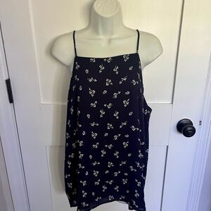 LOFT Outlet Navy Floral Spaghetti Strap Top
Never worn